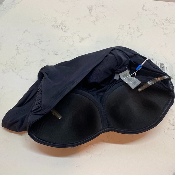 NWT Bleu Rod Beattie Black Tankini Top - Picture 3 of 6